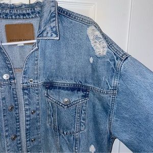 American Eagle Distressed Jean Jacket